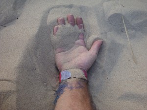 My Hand in Sand My Sand in Hand